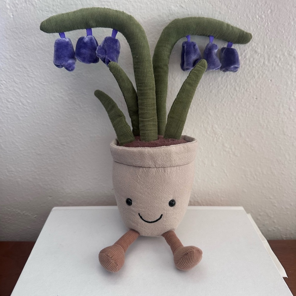 Rare NWT Jellycat Bluebell Flower Plant Retired